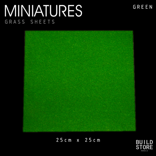 Green / White Grass Sheets for Miniature