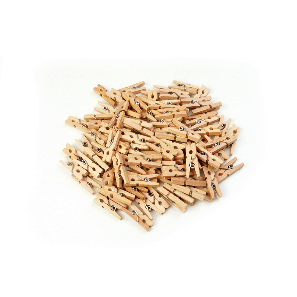 Wooden Clips 100 pcs