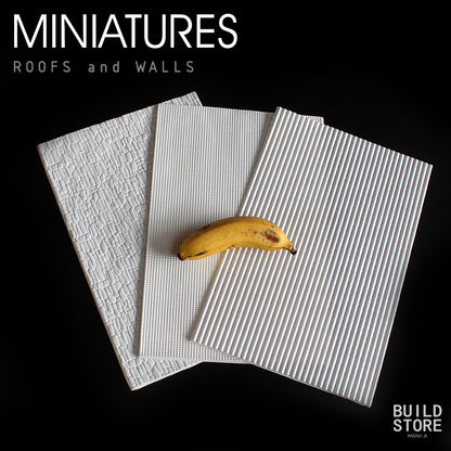 Miniature Roofs and Walls 1/25 1/100