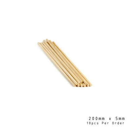 10 pcs Wooden Dowel