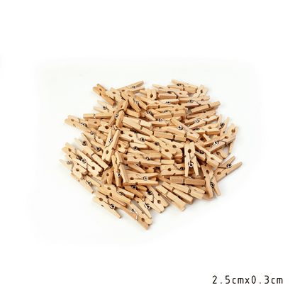 Wooden Clips 100 pcs