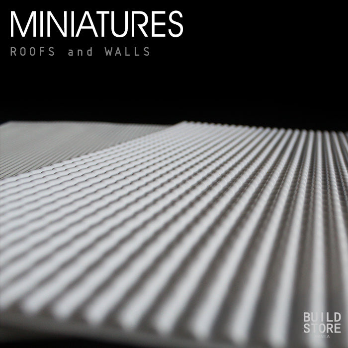 Miniature Roofs and Walls 1/25 1/100