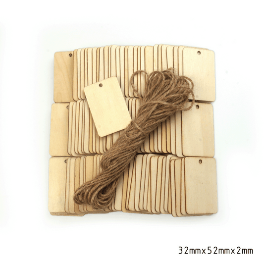 Big and Small Wooden Tags | Wood Tags | Wood Accessories | DIY Projects | Wooden Accessories