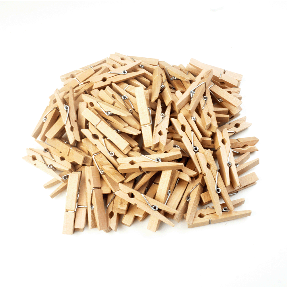 Wooden Clips 100 pcs