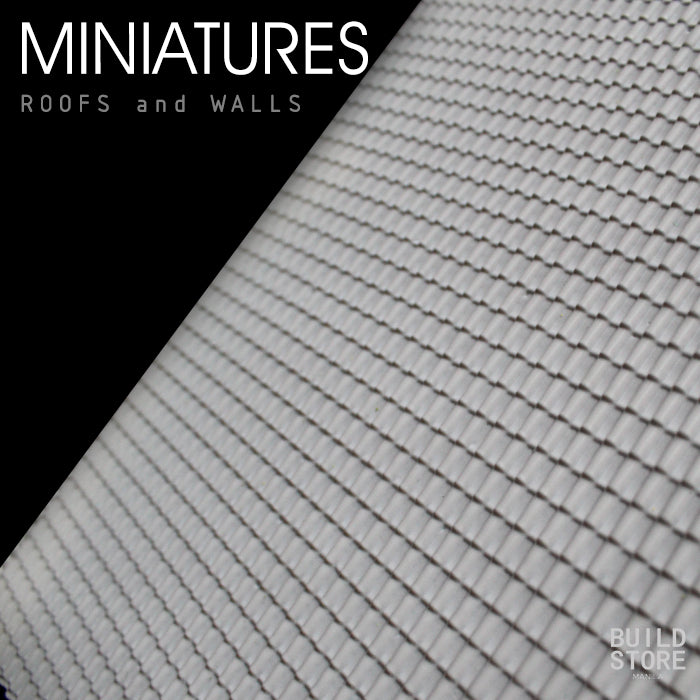 Miniature Roofs and Walls 1/25 1/100