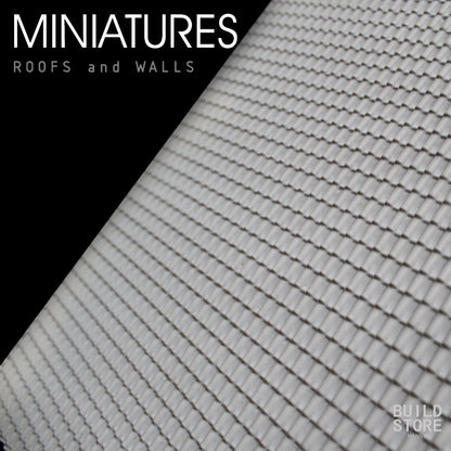 Miniature Roofs and Walls 1/25 1/100