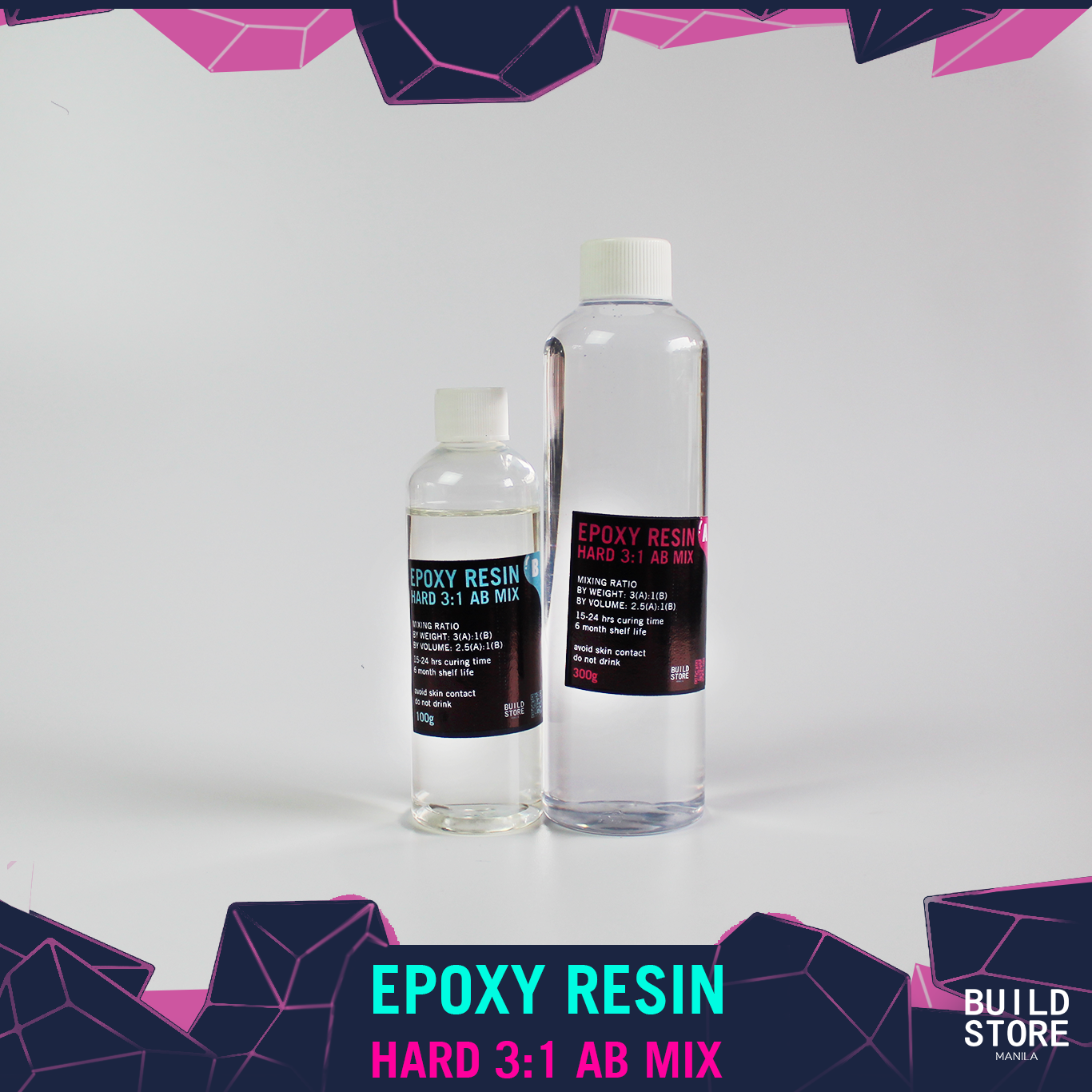 3:1 AB Epoxy Resin (Hard and Ultrasoft)