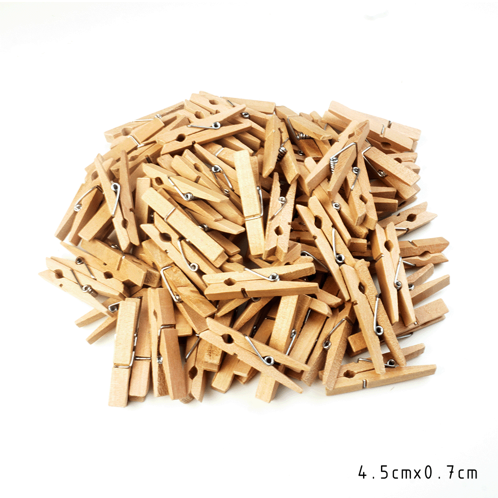 Wooden Clips 100 pcs
