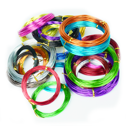 Armature Aluminum Bonsai Wire 1mm 2mmx5m Thickness For DIY Arts & Crafts for Aluminum OrnamentMaking