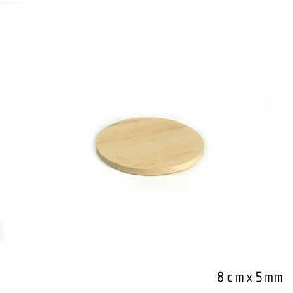 Balsa Wooden Circle DIY Coaster