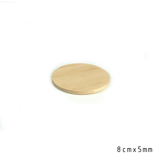 Balsa Wooden Circle DIY Coaster