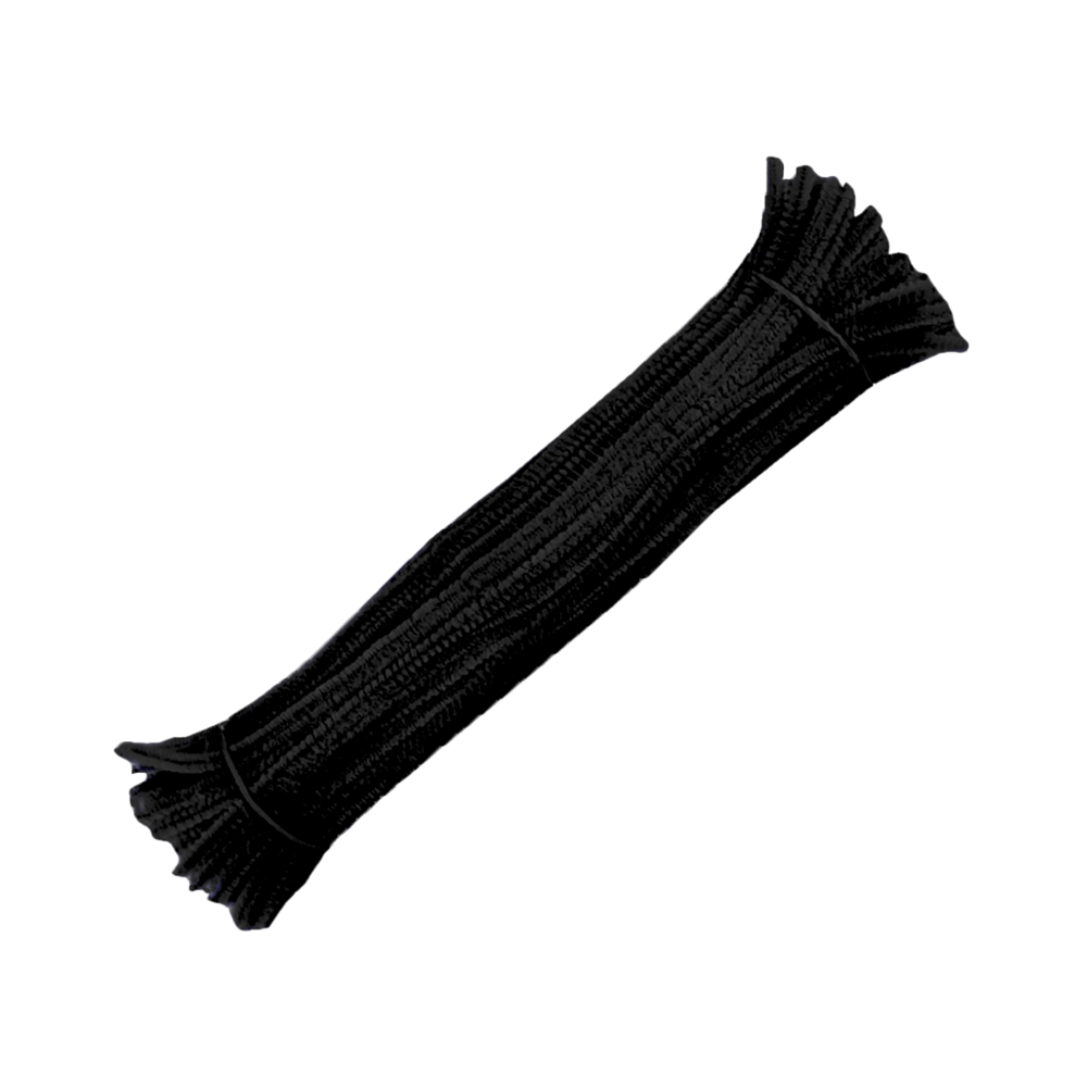 50 pcs Fuzzy Wire 6mm x 30cm - Colorful Chenille Stems Twist Wire for DIY Pipe Cleaner