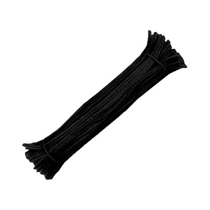 50 pcs Fuzzy Wire 6mm x 30cm - Colorful Chenille Stems Twist Wire for DIY Pipe Cleaner