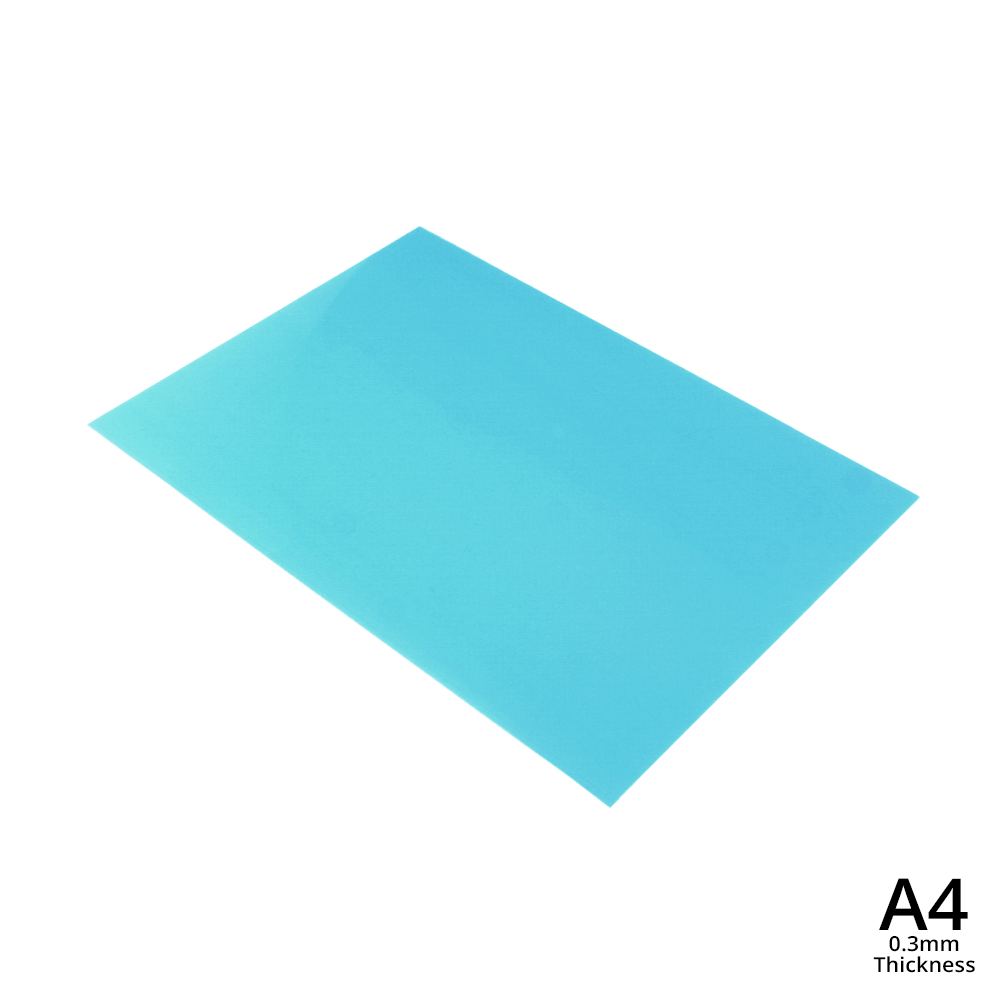 A4 Clear PVC Sheet Multiple Colors | Matte or Frosted |