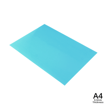 A4 Clear PVC Sheet Multiple Colors | Matte or Frosted |