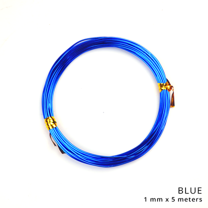 Armature Aluminum Bonsai Wire 1mm 2mmx5m Thickness For DIY Arts & Crafts for Aluminum OrnamentMaking
