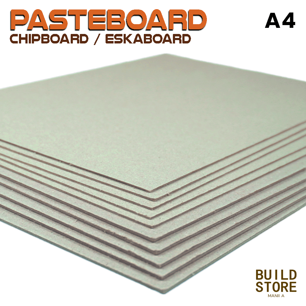 5 PCS Eska Board / Chipboard / Pasteboard Bundle Pack 2mm A4 1350 gsm, 1mm A4 675 gsm