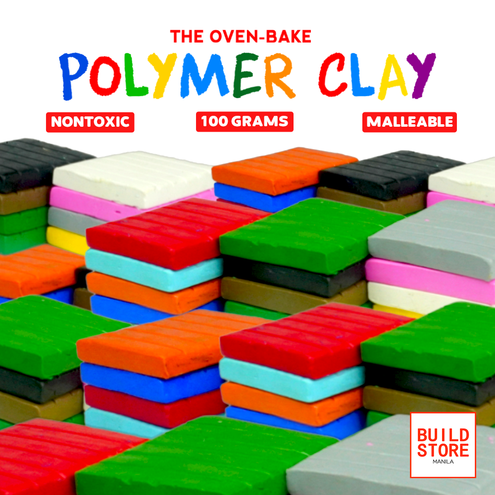 Polymer Clay -100g and 250g Block (Multiple Colors)| (oven bake clay)