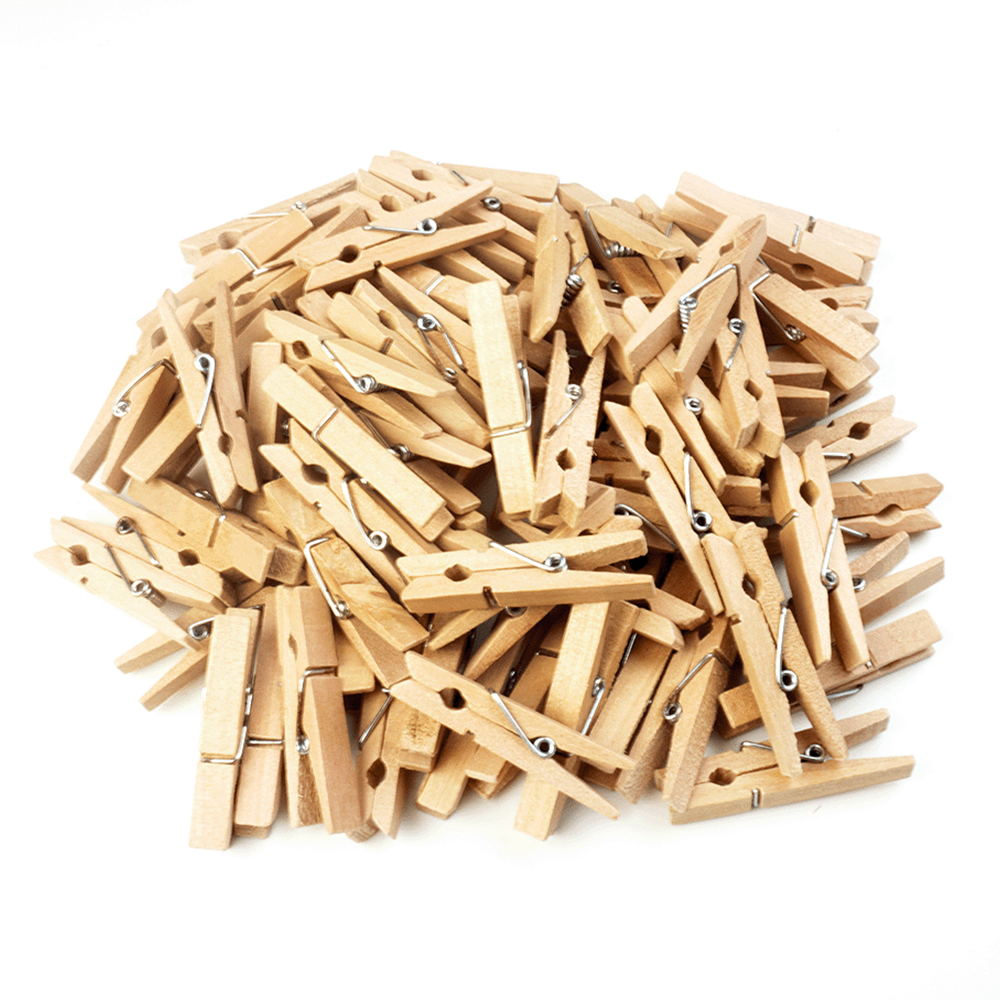 Wooden Clips 100 pcs