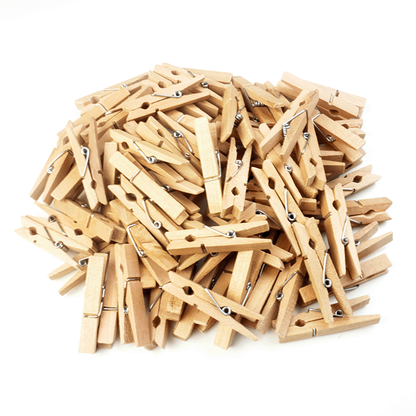 Wooden Clips 100 pcs