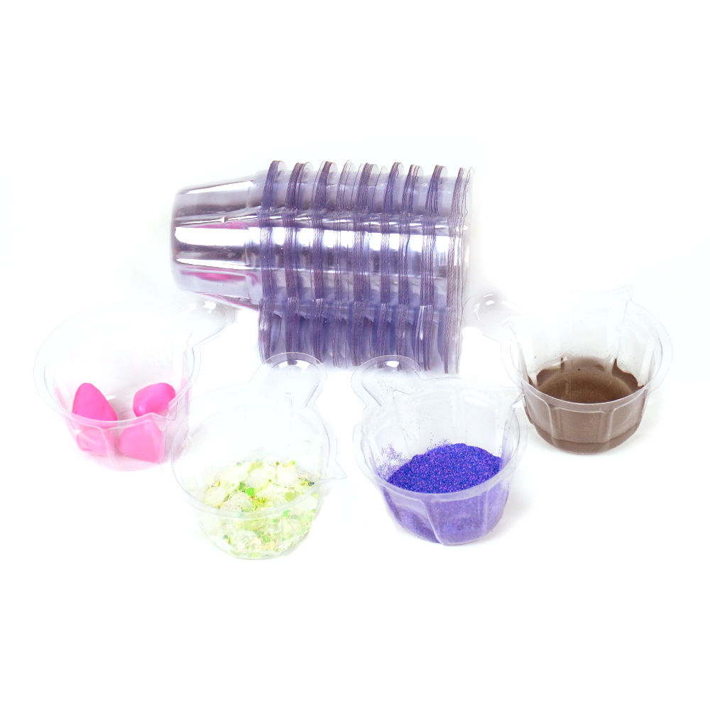 [ Set of 10 ] Dispensing Mixing Cups 20 ml for Arts Crafts Resin Silicone Soap Cosmetics Candle