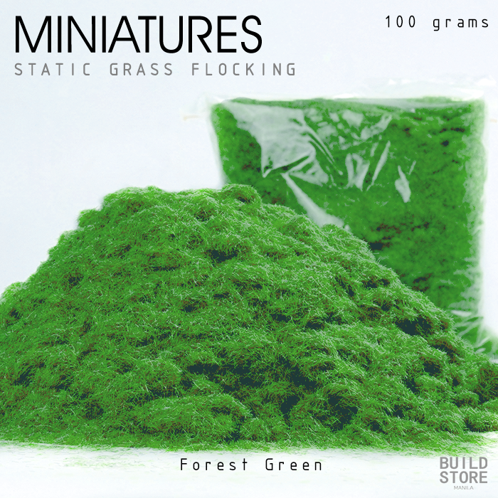 Miniature Static Grass Flocking 100g and 50g