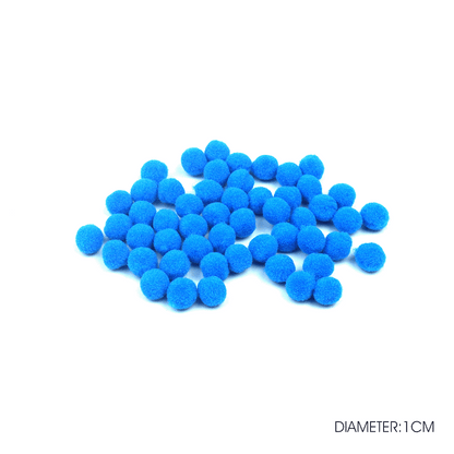 PomPom Balls Fuzzy Balls 2cm 50 pcs for DIY Projects, Arts and Crafts | Fuzzy Ball | DIY Balls