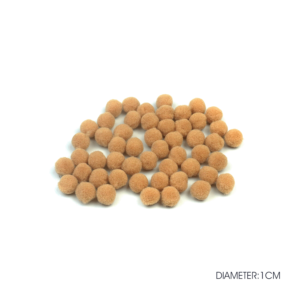 PomPom Balls Fuzzy Balls 2cm 50 pcs for DIY Projects, Arts and Crafts | Fuzzy Ball | DIY Balls