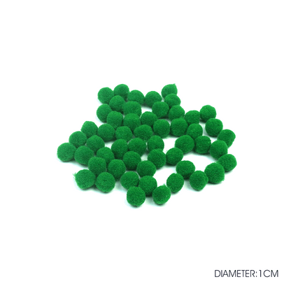 PomPom Balls Fuzzy Balls 2cm 50 pcs for DIY Projects, Arts and Crafts | Fuzzy Ball | DIY Balls
