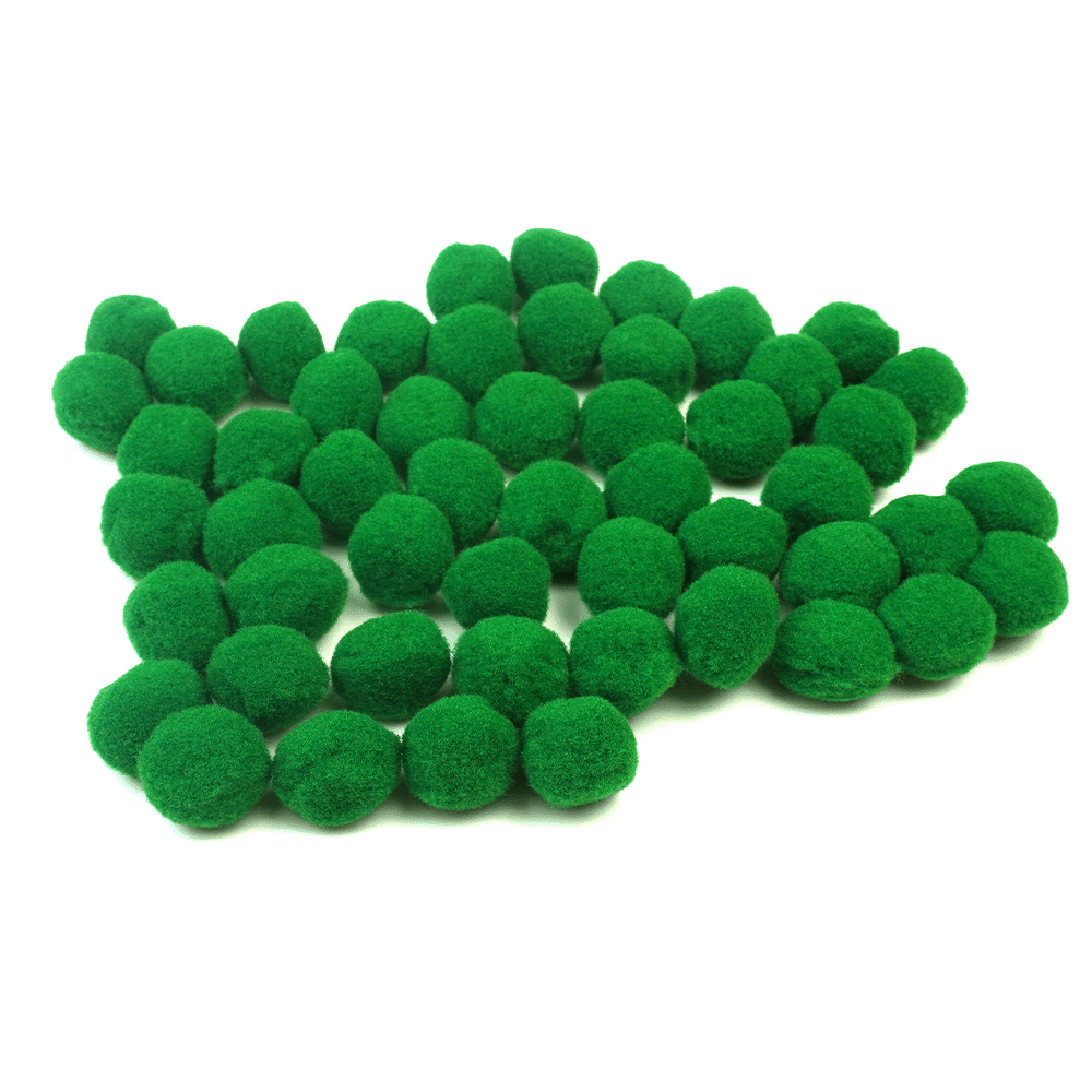 PomPom Balls Fuzzy Balls 2cm 50 pcs for DIY Projects, Arts and Crafts | Fuzzy Ball | DIY Balls