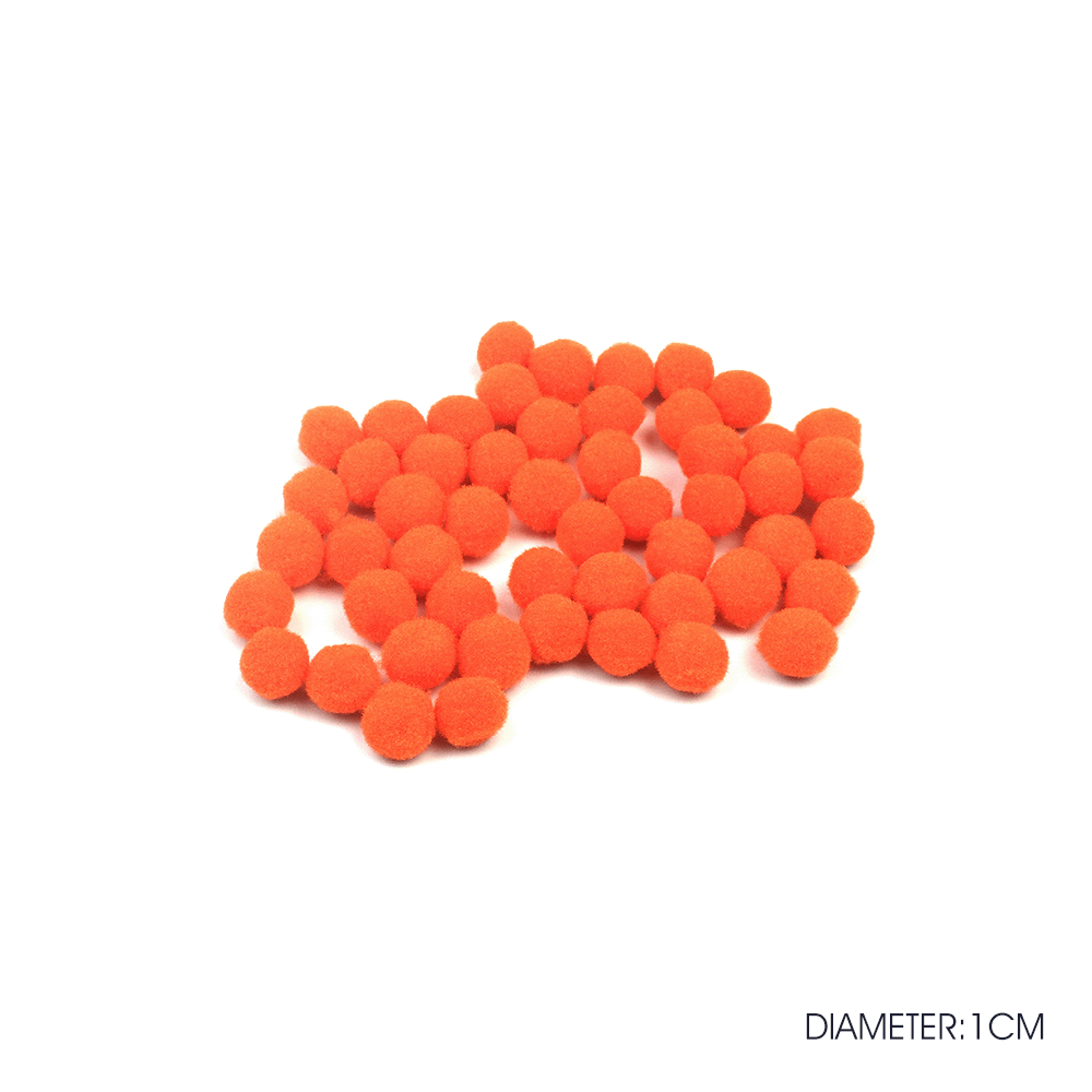 PomPom Balls Fuzzy Balls 2cm 50 pcs for DIY Projects, Arts and Crafts | Fuzzy Ball | DIY Balls