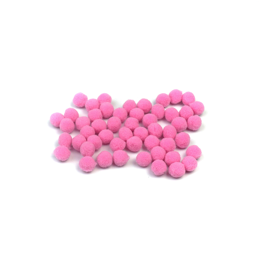 PomPom Balls Fuzzy Balls 2cm 50 pcs for DIY Projects, Arts and Crafts | Fuzzy Ball | DIY Balls