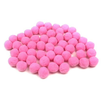 PomPom Balls Fuzzy Balls 2cm 50 pcs for DIY Projects, Arts and Crafts | Fuzzy Ball | DIY Balls