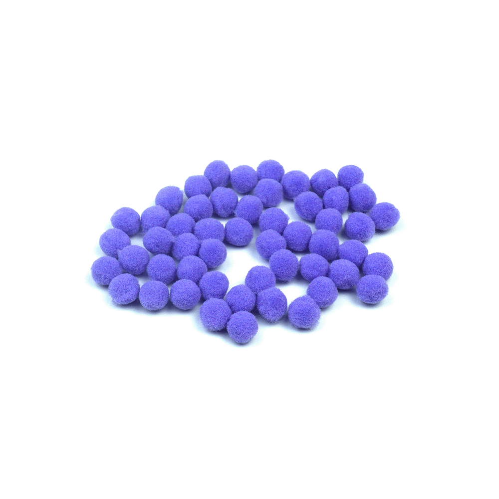 PomPom Balls Fuzzy Balls 2cm 50 pcs for DIY Projects, Arts and Crafts | Fuzzy Ball | DIY Balls