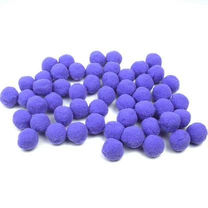 PomPom Balls Fuzzy Balls 2cm 50 pcs for DIY Projects, Arts and Crafts | Fuzzy Ball | DIY Balls