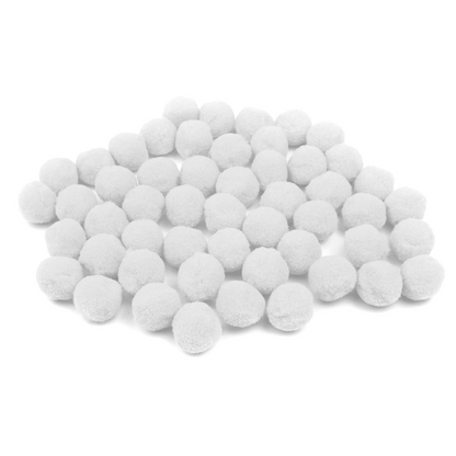 PomPom Balls Fuzzy Balls 2cm 50 pcs for DIY Projects, Arts and Crafts | Fuzzy Ball | DIY Balls
