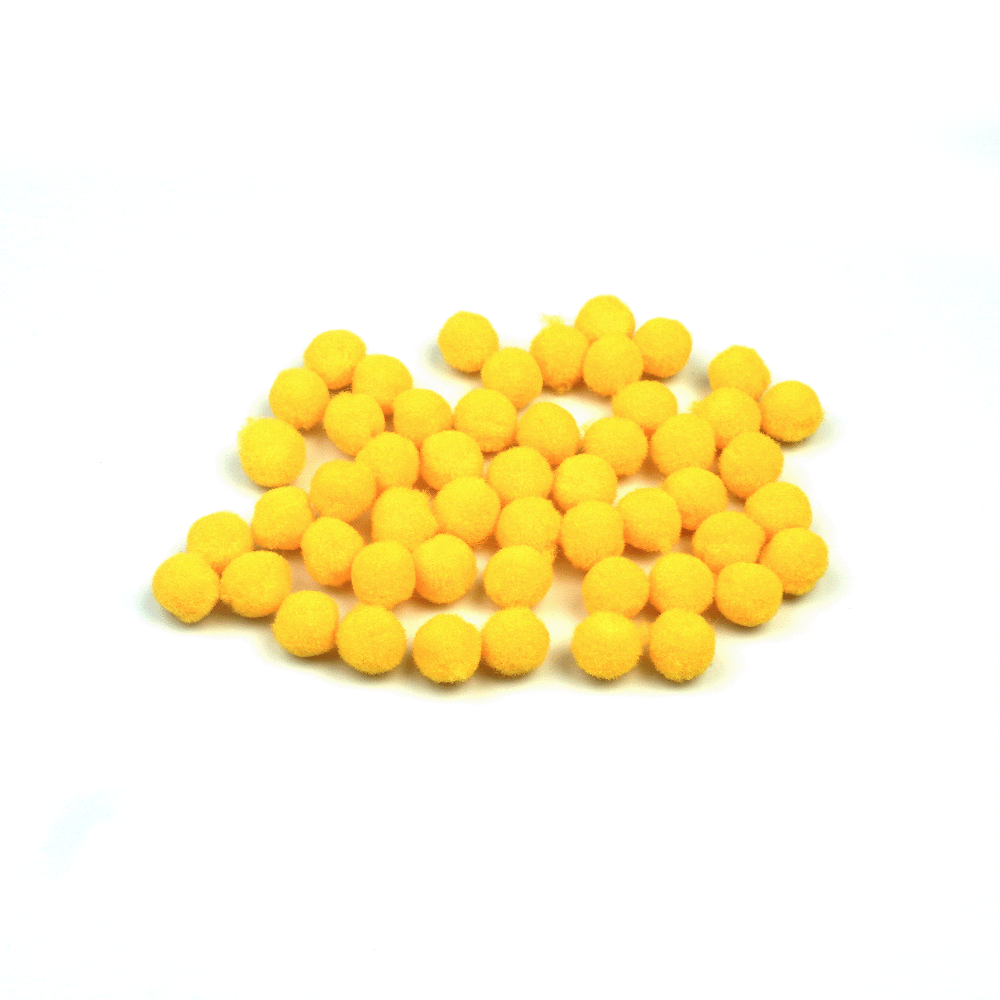 PomPom Balls Fuzzy Balls 2cm 50 pcs for DIY Projects, Arts and Crafts | Fuzzy Ball | DIY Balls