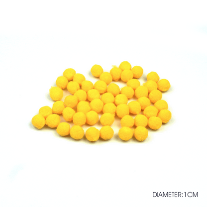 PomPom Balls Fuzzy Balls 2cm 50 pcs for DIY Projects, Arts and Crafts | Fuzzy Ball | DIY Balls