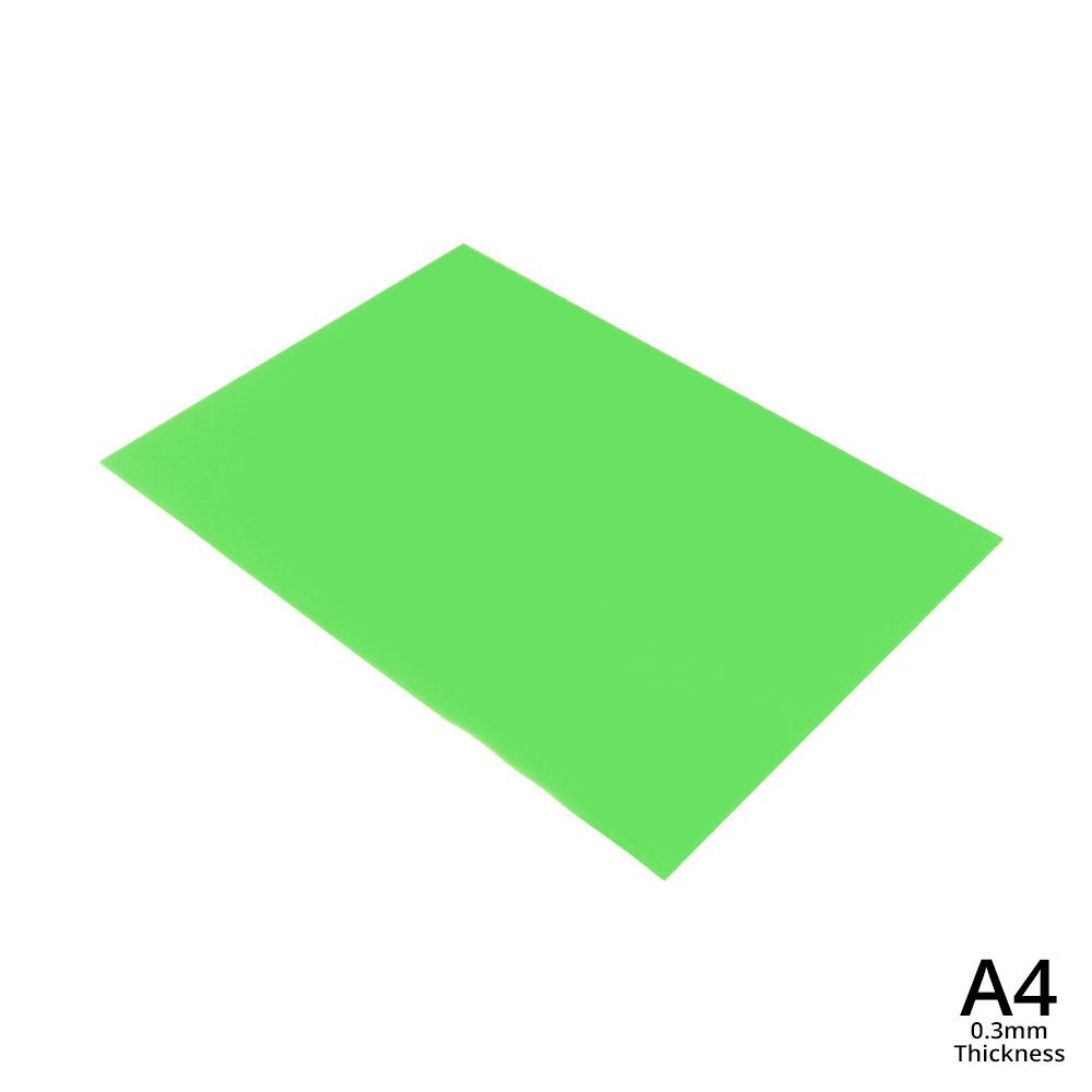 A4 Clear PVC Sheet Multiple Colors | Matte or Frosted |