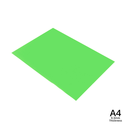 A4 Clear PVC Sheet Multiple Colors | Matte or Frosted |