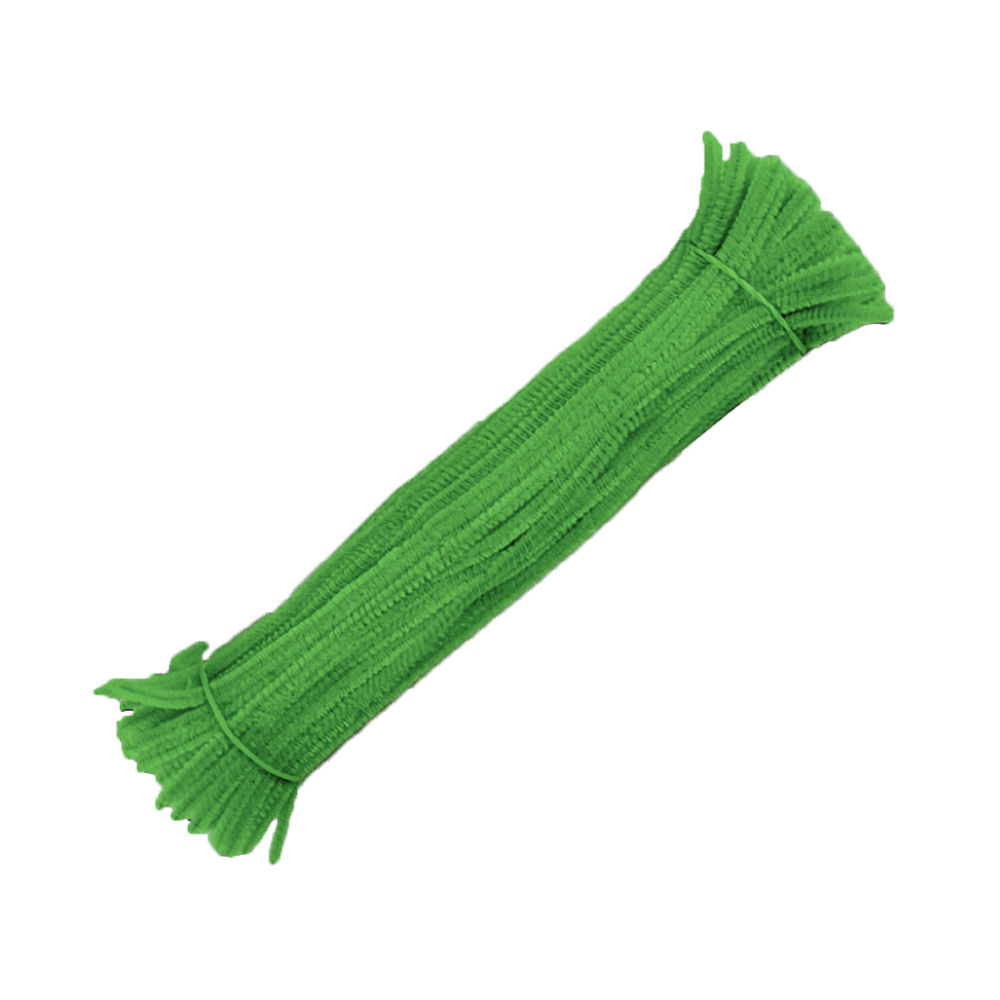 50 pcs Fuzzy Wire 6mm x 30cm - Colorful Chenille Stems Twist Wire for DIY Pipe Cleaner
