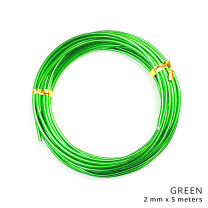 Armature Aluminum Bonsai Wire 1mm 2mmx5m Thickness For DIY Arts & Crafts for Aluminum OrnamentMaking