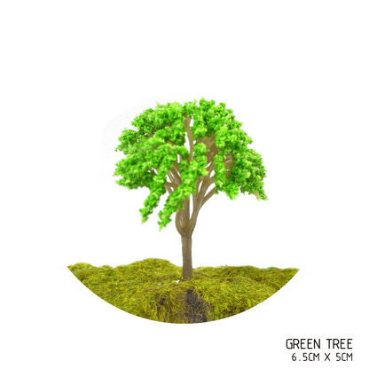 8cm 6cm 4cm Miniature Trees for DIY Miniatures, Architecture Models and Perfect for Diorama Projects
