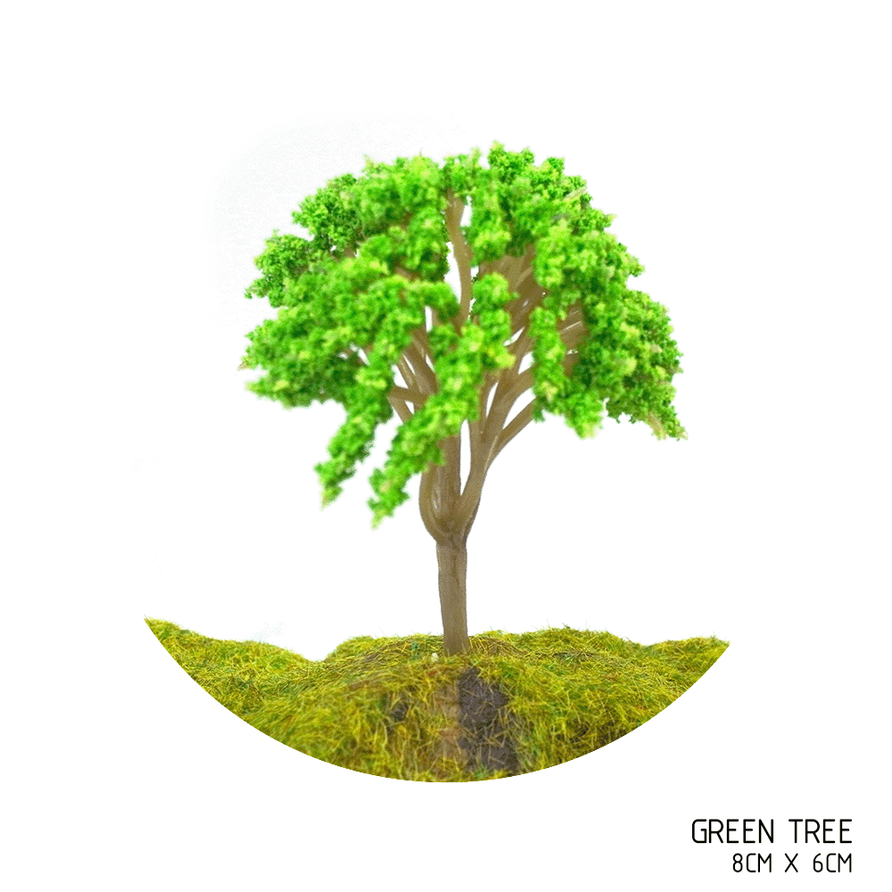 8cm 6cm 4cm Miniature Trees for DIY Miniatures, Architecture Models and Perfect for Diorama Projects