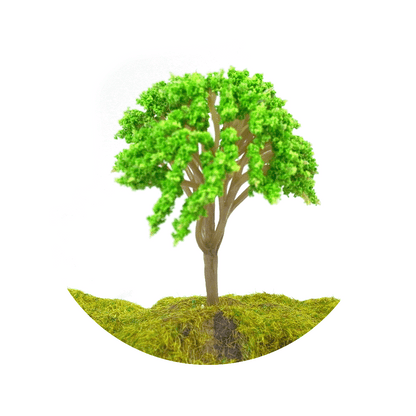 8cm 6cm 4cm Miniature Trees for DIY Miniatures, Architecture Models and Perfect for Diorama Projects