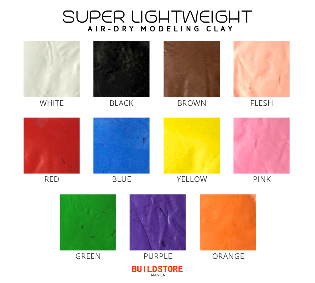 Super Lightweight Air Dry Modeling Clay