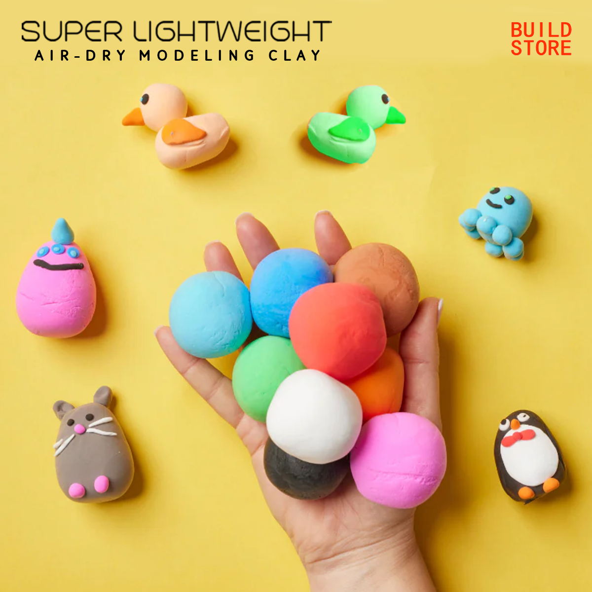 Super Lightweight Air Dry Modeling Clay