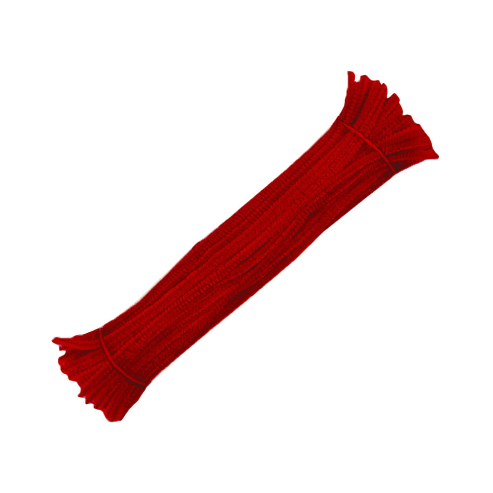 50 pcs Fuzzy Wire 6mm x 30cm - Colorful Chenille Stems Twist Wire for DIY Pipe Cleaner