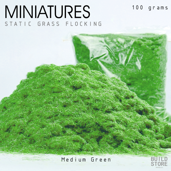 Miniature Static Grass Flocking 100g and 50g