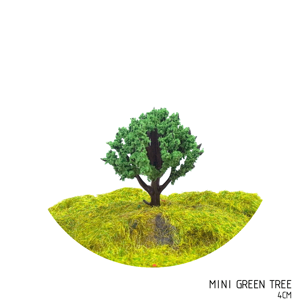8cm 6cm 4cm Miniature Trees for DIY Miniatures, Architecture Models and Perfect for Diorama Projects